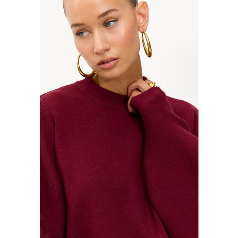Sweater LEIA - Bordeaux