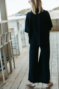Pants ODETTE - Marine