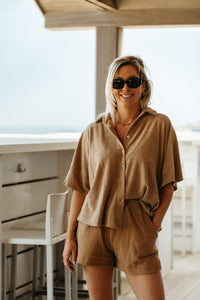 Blouse ODETTE - Camel