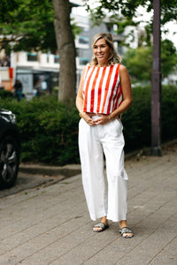 Pants VICHY - White