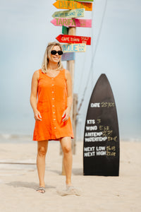 Dress LIZË - Coral