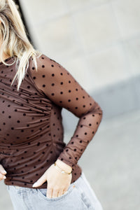 Top MARJORIE - Brown