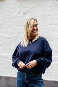 Sweater POMMELIEN - Marine