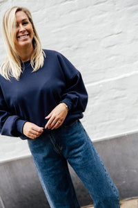 Sweater POMMELIEN - Marine
