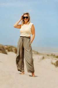 Top CROCHELLE - Yellow