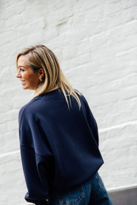 Sweater POMMELIEN - Marine