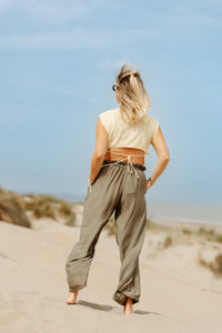 Pants HANNE - Kaki