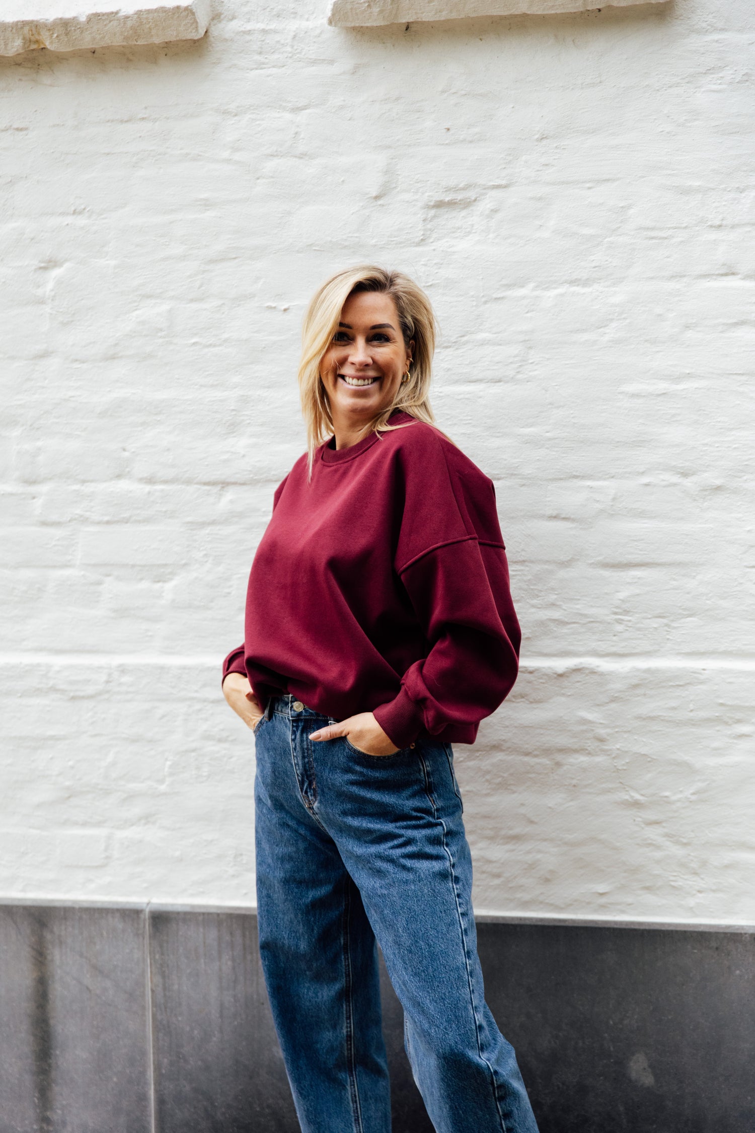 Sweater POMMELIEN - Raspberry
