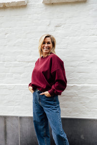 Sweater POMMELIEN - Raspberry