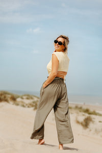 Top CROCHELLE - Yellow
