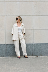 CLAIRE Short Trenchcoat - Beige