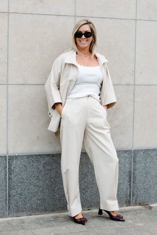 CLAIRE Short Trenchcoat - Beige