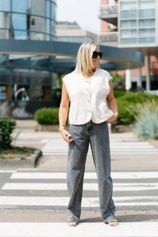 Sleeveless Jacket LUCIA - Beige
