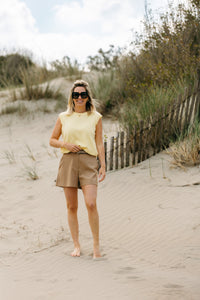 ANNA Debardeur  - Yellow