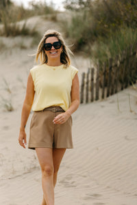 ANNA Debardeur  - Yellow