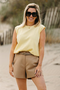 ANNA Debardeur  - Yellow