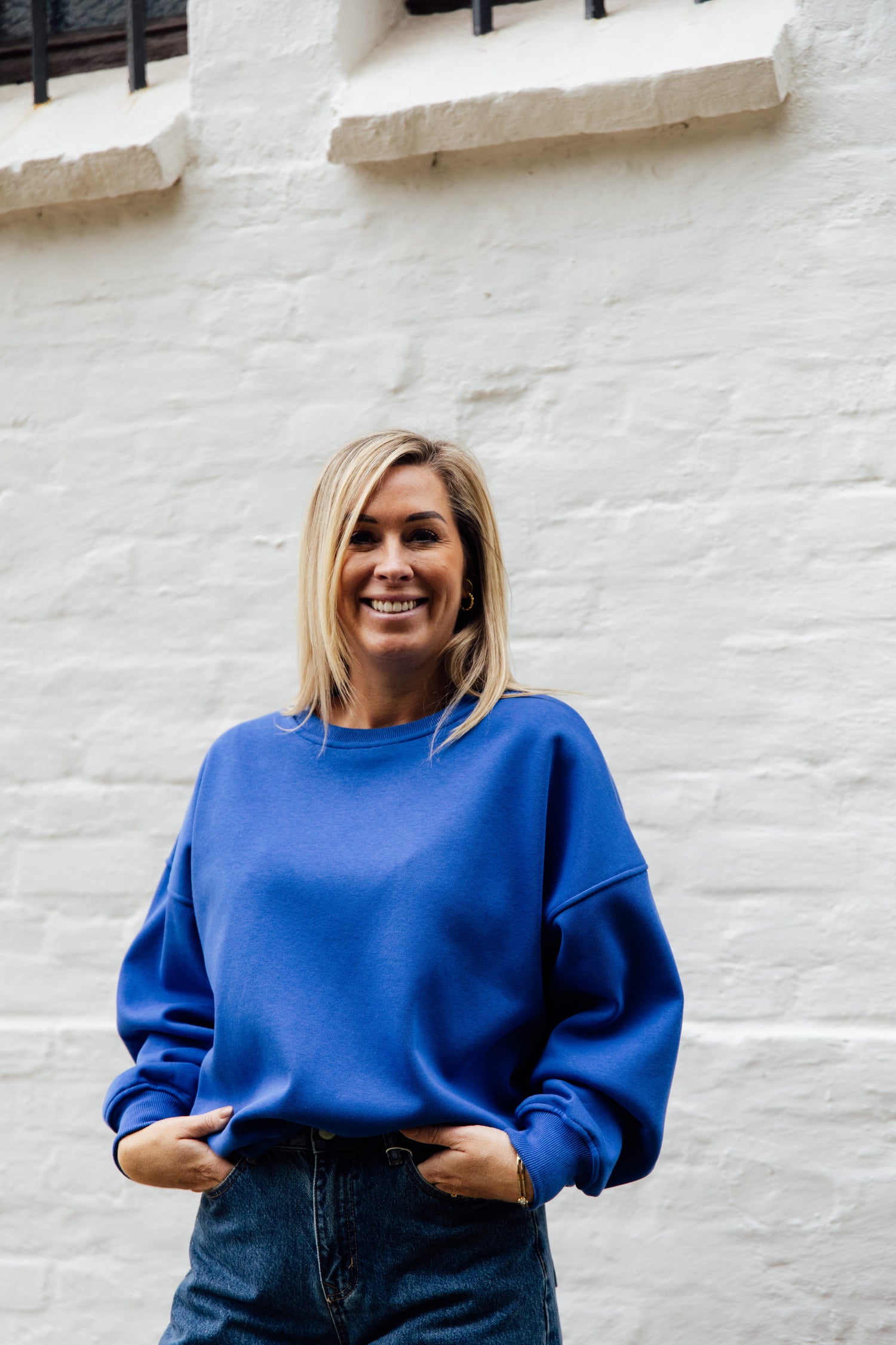Sweater POMMELIEN - Royal Blue