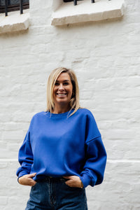 Sweater POMMELIEN - Royal Blue