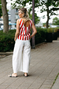Pants VICHY - White