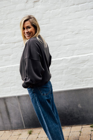 Sweater POMMELIEN - Dark Grey