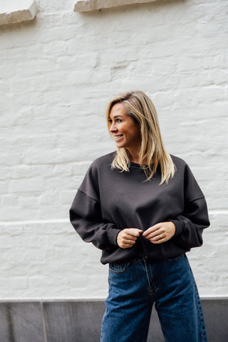 Sweater POMMELIEN - Dark Grey