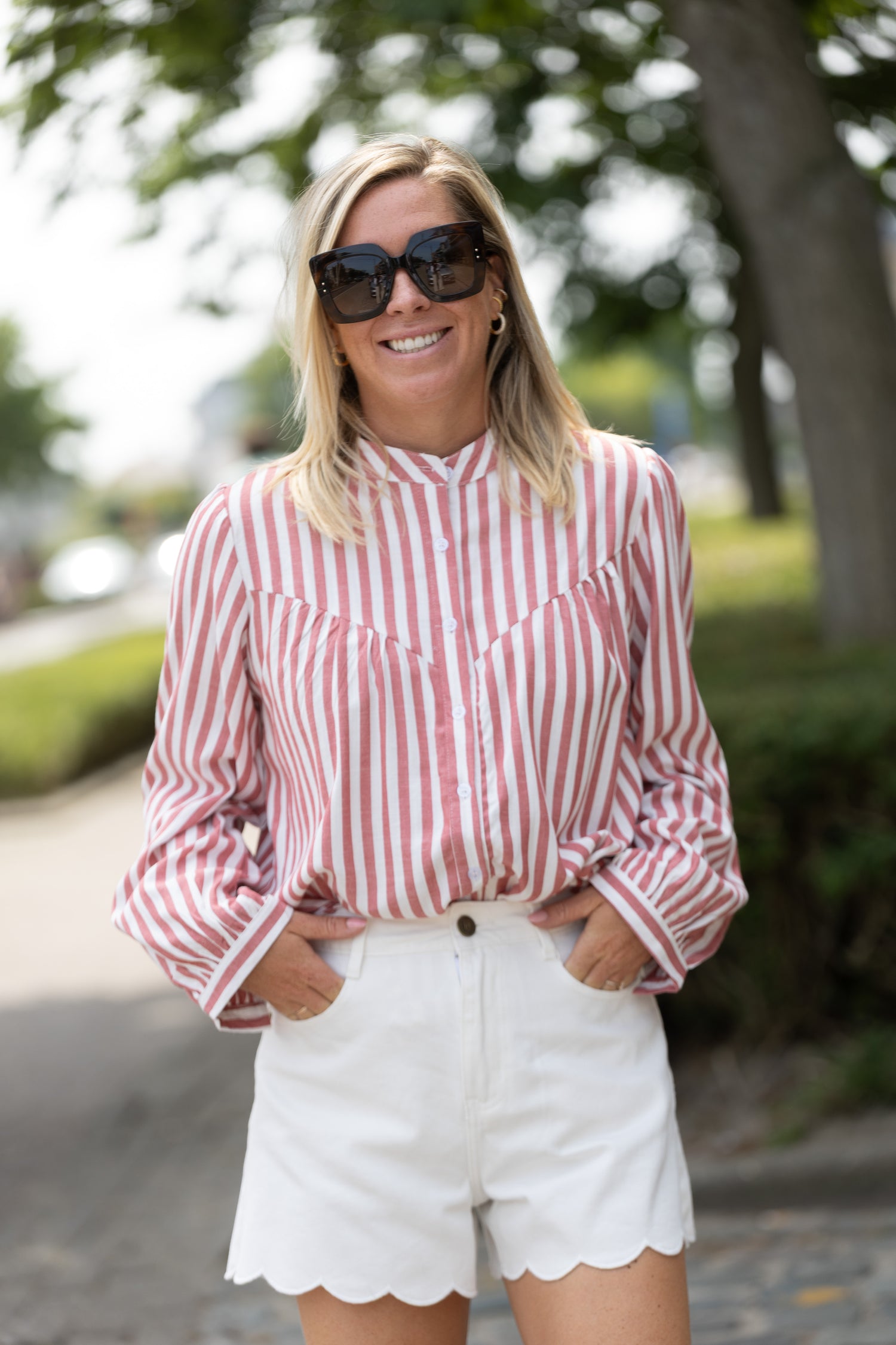 Blouse CHARLIE - Red
