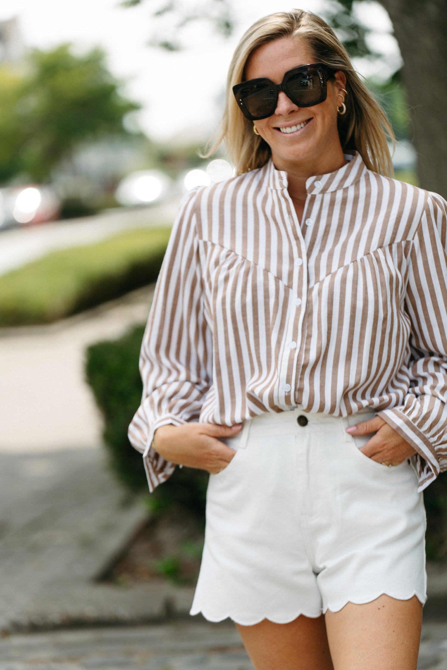 Blouse CHARLIE - Brown