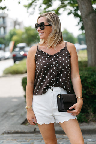 Top BOLINE - Brown
