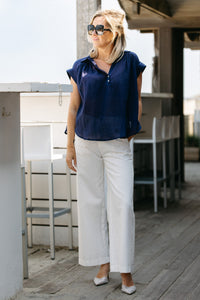 Blouse FEEBE -  Marine