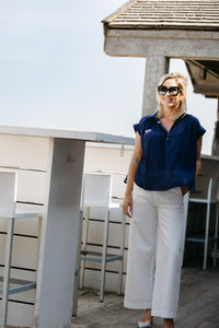 Blouse FEEBE -  Marine