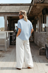 Linen Trousers CELESTE - White