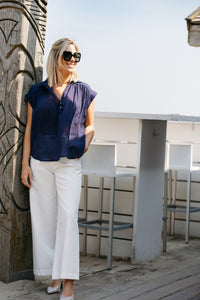 Blouse FEEBE -  Marine