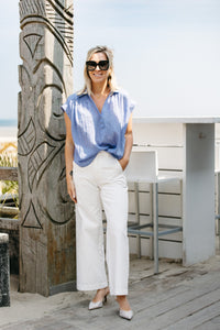 Blouse FEEBE - Blue Jeans