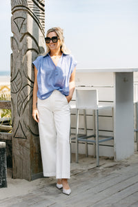 Blouse FEEBE - Blue Jeans