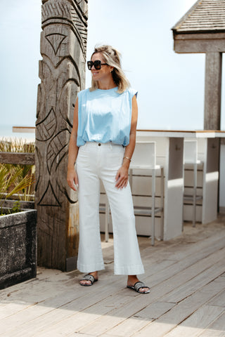Top ELLA - Light Blue