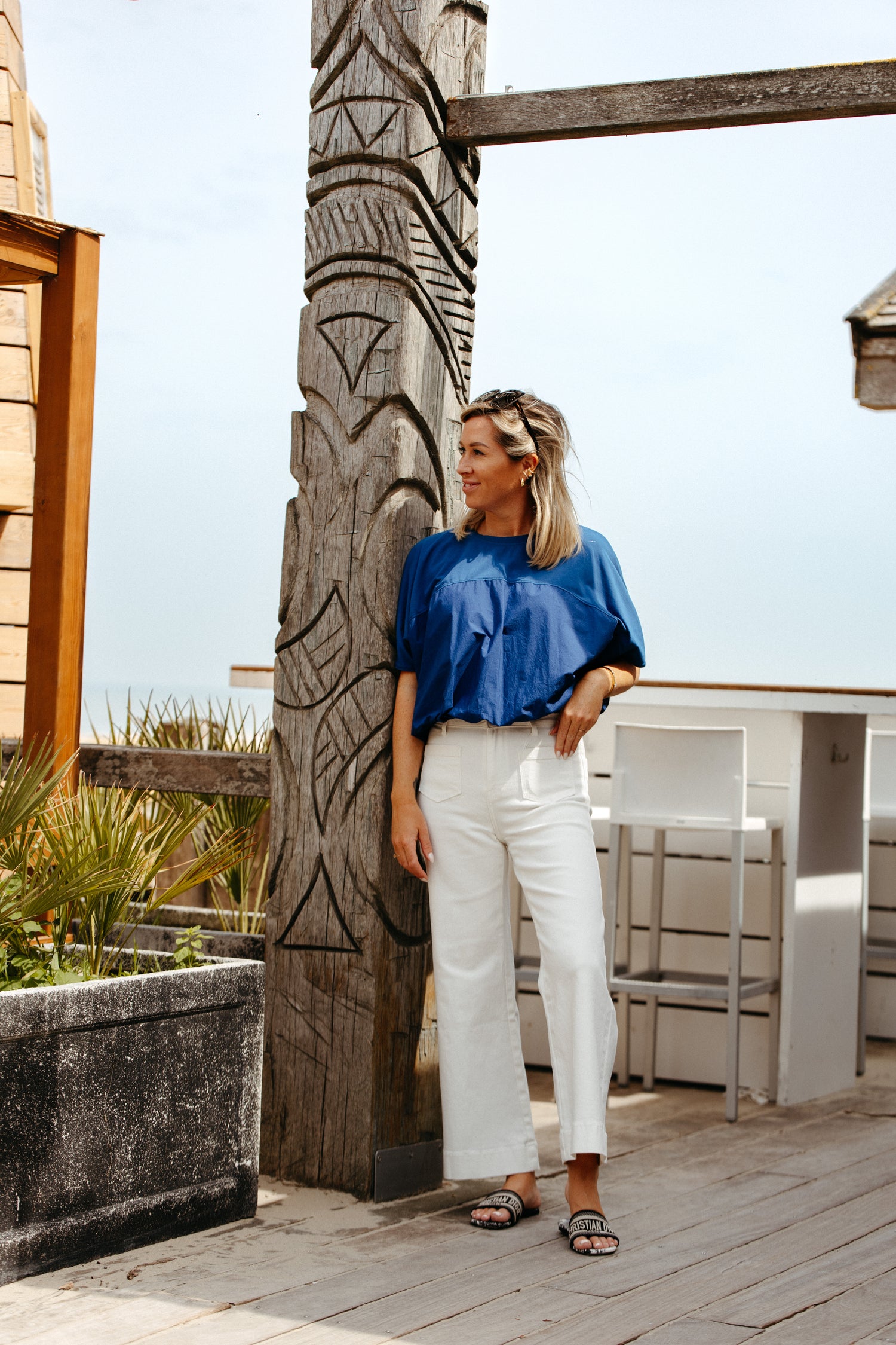 Top LIVA - Royal Blue