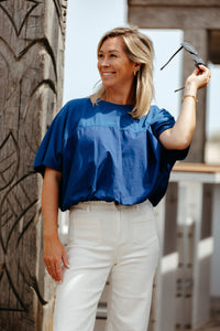 Top LIVA - Royal Blue