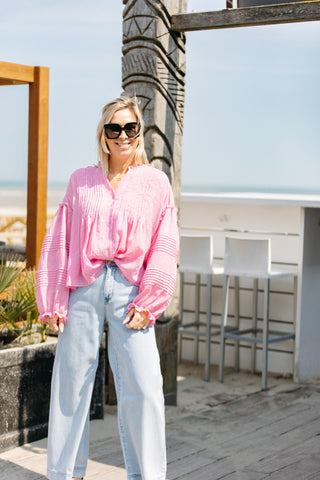 Blouse EMANUELLE - Pink