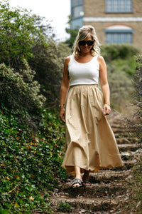 Skirt JULIETTE - Taupe