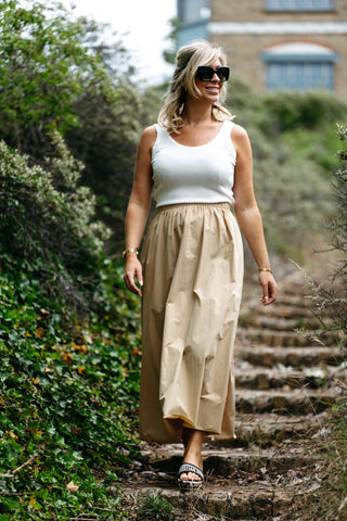 Skirt JULIETTE - Taupe