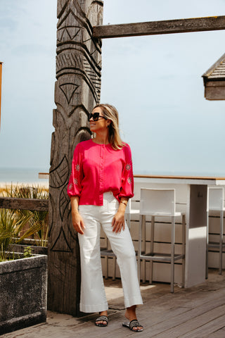 Blouse FLORA - Fushia