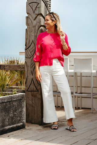 Blouse FLORA - Fushia
