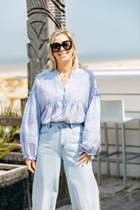 Blouse EMANUELLE - Blue
