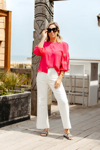 Blouse FLORA - Fushia