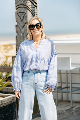 Blouse EMANUELLE - Blue