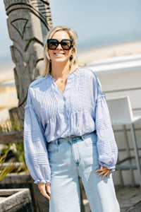 Blouse EMANUELLE - Blue