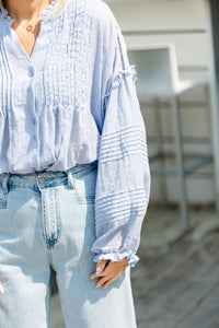 Blouse EMANUELLE - Blue