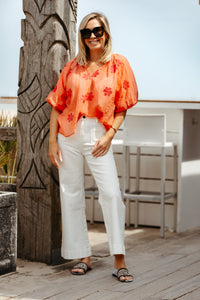 Blouse FELINE - Coral