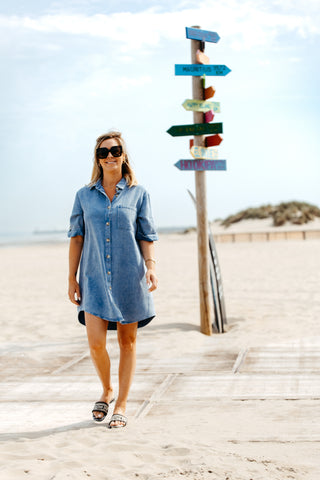 Dress IZË - Blue