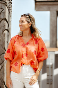 Blouse FELINE - Coral